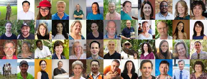 Collage of profile photos of James Cook University's researchers